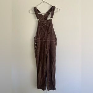 Vintage Gap Brown Straight Leg Overalls Size 4